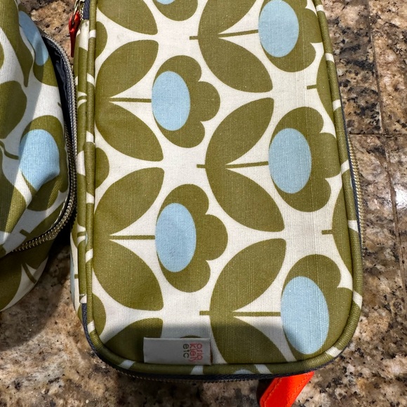 Orla Kiely Bags Orla Kiely Train Case Cosmetic Travel Bag And Small